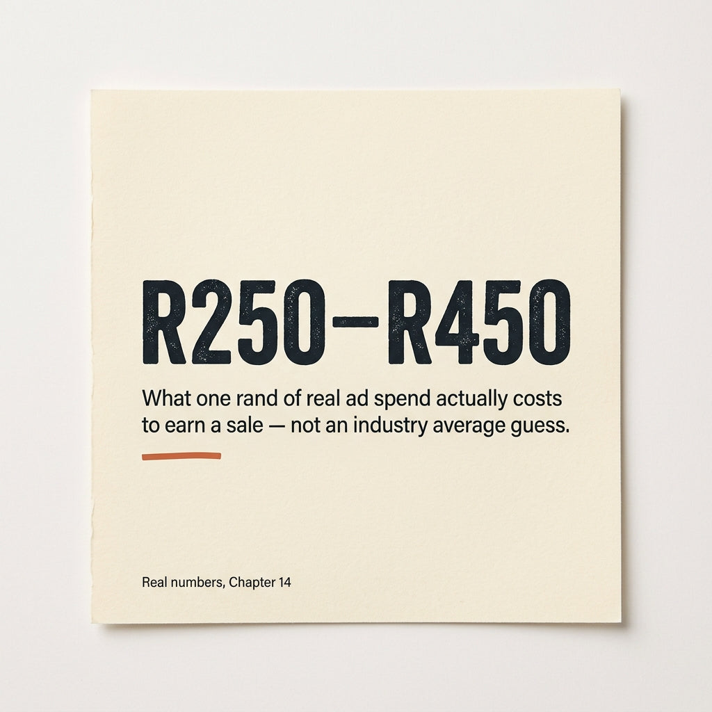 Copy My Store ebook — real TikTok ad cost data, R250 to R450 per sale, Curvy Waist SA case study