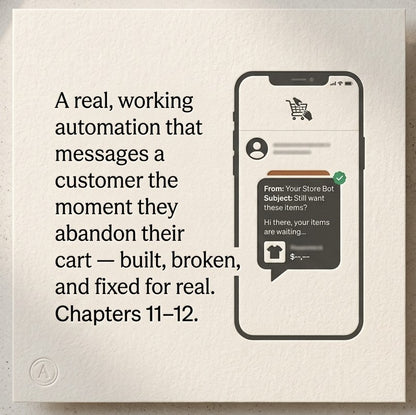 Copy My Store ebook — real WhatsApp abandoned cart automation build, Curvy Waist SA case study