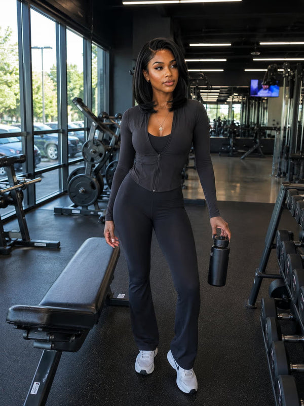 Curvy Waist SA 10 inch human hair bob wig customer photo - gym full body water bottle